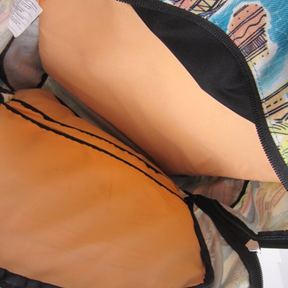 DaKine Hawaii Palm Trees Blue Multi Color Backpack - GUC - Picture 5 of 11